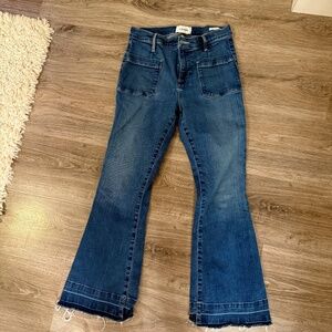 Frame Denim Le Bardot Crop Flare Jeans 26